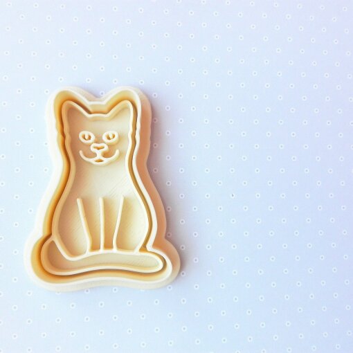 vykrajovátko Sedící kočka